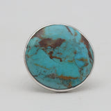 Turquoise Spiny Oyster Silver Rings