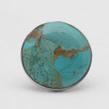 Turquoise Spiny Oyster Silver Rings