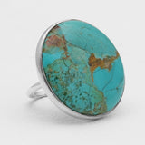 Turquoise Spiny Oyster Silver Rings