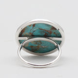 Turquoise Spiny Oyster Silver Rings