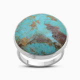 Turquoise Spiny Oyster Silver Rings