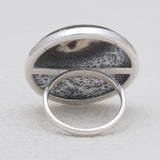 Dendritic Opal Silver Rings