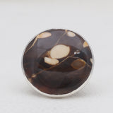 Polychrome Jasper Silver Rings