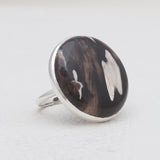 Polychrome Jasper Silver Rings