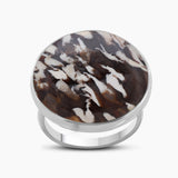 Polychrome Jasper Silver Rings