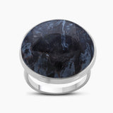 Polychrome Jasper Silver Rings
