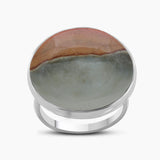 Polychrome Jasper Silver Rings