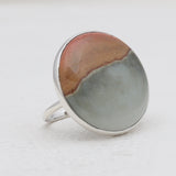 Polychrome Jasper Silver Rings