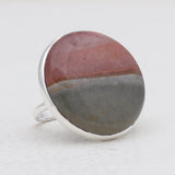 Polychrome Jasper Silver Rings