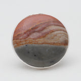 Polychrome Jasper Silver Rings