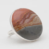 Polychrome Jasper Silver Rings