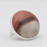Polychrome Jasper Silver Rings
