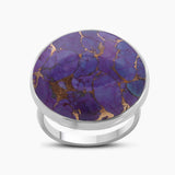 Dendritic Opal Silver Rings