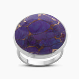 Dendritic Opal Silver Rings