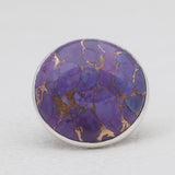 Dendritic Opal Silver Rings
