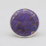 Dendritic Opal Silver Rings