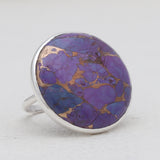 Dendritic Opal Silver Rings