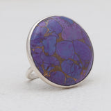 Dendritic Opal Silver Rings