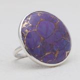 Dendritic Opal Silver Rings