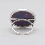 Dendritic Opal Silver Rings