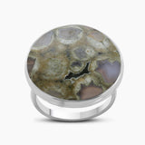 K2 Jasper Silver Rings