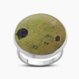 Dendritic Opal Silver Rings