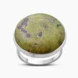 Dendritic Opal Silver Rings