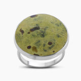 Dendritic Opal Silver Rings