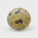 Dendritic Opal Silver Rings