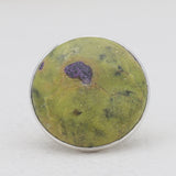 Dendritic Opal Silver Rings