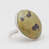 Dendritic Opal Silver Rings