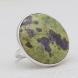 Dendritic Opal Silver Rings