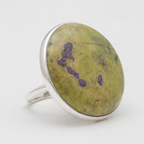Dendritic Opal Silver Rings