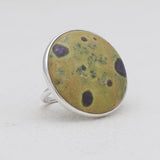 Dendritic Opal Silver Rings