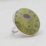 Dendritic Opal Silver Rings