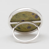 Dendritic Opal Silver Rings