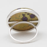 Dendritic Opal Silver Rings