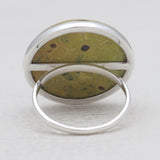 Dendritic Opal Silver Rings