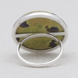 Dendritic Opal Silver Rings