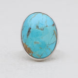 Natural Ocean Jasper Silver Rings