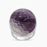 Natural Ocean Jasper Silver Rings