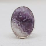 Natural Ocean Jasper Silver Rings