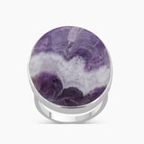 Natural Ocean Jasper Silver Rings