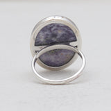 Natural Ocean Jasper Silver Rings