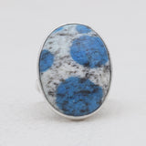 Natural Ocean Jasper Silver Rings