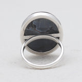 Natural Ocean Jasper Silver Rings