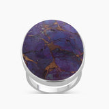 Natural Ocean Jasper Silver Rings