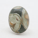 925 Sterling Silver Dendritic Opal Rings