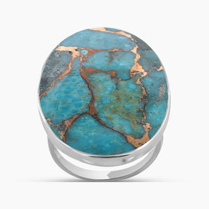 Boulder Turquoise Silver Rings