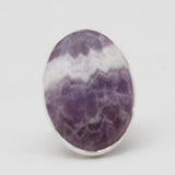 Amethyst Lace Silver Rings